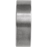 Tungsten 8 mm Comfort-Fit Flat Band Size 11