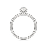 14K White Gold Engagement Rings