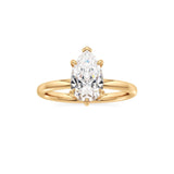 18K/ Platinum Yellow Gold Engagement Rings