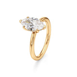 18K Yellow Gold Engagement Rings
