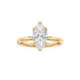 18K Yellow Gold Engagement Rings