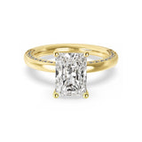 14K Yellow Gold  Engagement Ring