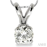 Diamond Solitaire Pendant