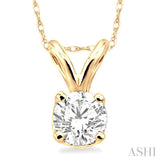 Diamond Solitaire Pendant