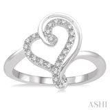 Heart Shape Diamond Fashion Ring