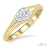 Pear Shape Lovebright Essential Diamond Promise Ring