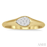 Pear Shape Lovebright Essential Diamond Promise Ring