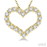 Heart Shape Diamond Pendant