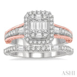 Fusion Diamond Wedding Set