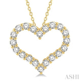 Heart Shape Diamond Pendant