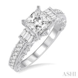 Semi-Mount Diamond Engagement Ring