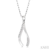 Wishbone Diamond Fashion Pendant