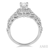 Oval Shape Diamond Engagement Ring