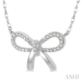 Bow Tie Diamond Fashion Necklace