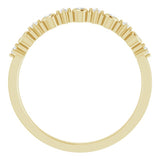 14K Yellow 1/10 CTW Natural Diamond Ring