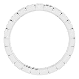 Bezel-Set Eternity Band
