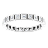 Bezel-Set Eternity Band