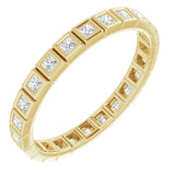 Bezel-Set Eternity Band