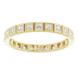 Bezel-Set Eternity Band