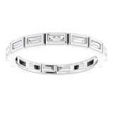 Bezel-Set Eternity Band