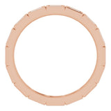 14K Rose 1/3 CTW Natural Diamond Eternity Band Size 5