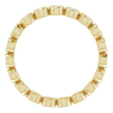 Bezel-Set Eternity Band