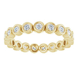 Bezel-Set Eternity Band