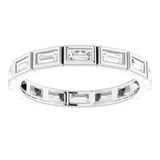 Bezel-Set Eternity Band