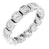 Bezel-Set Eternity Band