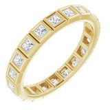 Bezel-Set Eternity Band