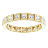 Bezel-Set Eternity Band