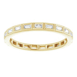 Bezel-Set Eternity Band