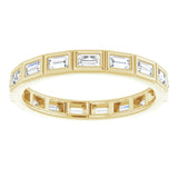 Bezel-Set Eternity Band