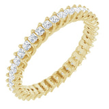 14K Yellow 7/8 CTW Natural Diamond Eternity Band