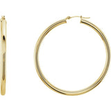 Tube Hoop Earrings