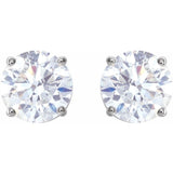 Platinum 2 CTW Natural Diamond Earrings