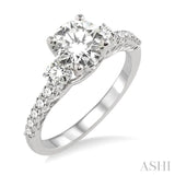 Semi-Mount Diamond Engagement Ring