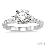 Semi-Mount Diamond Engagement Ring