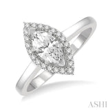 Marquise Shape Diamond Engagement Ring