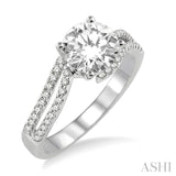 Semi-Mount Diamond Engagement Ring