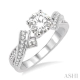 Semi-Mount Diamond Engagement Ring