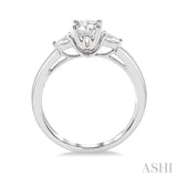 Semi-Mount Diamond Engagement Ring