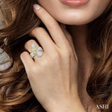 Flower Lovebright Diamond Fashion Ring