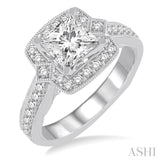 Semi-Mount Diamond Engagement Ring