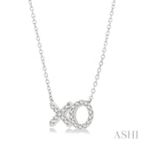 X & O Petite Diamond Fashion Pendant