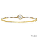 Stackable Lovebright Essential Diamond Bangle