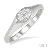 Oval Shape Lovebright Essential Diamond Promise Ring