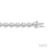 Oval Shape Diamond Bracelet