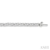 Scatter Zig-Zag Baguette Diamond Bracelet