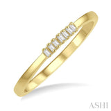 Stackable Petite Baguette Diamond Fashion Ring